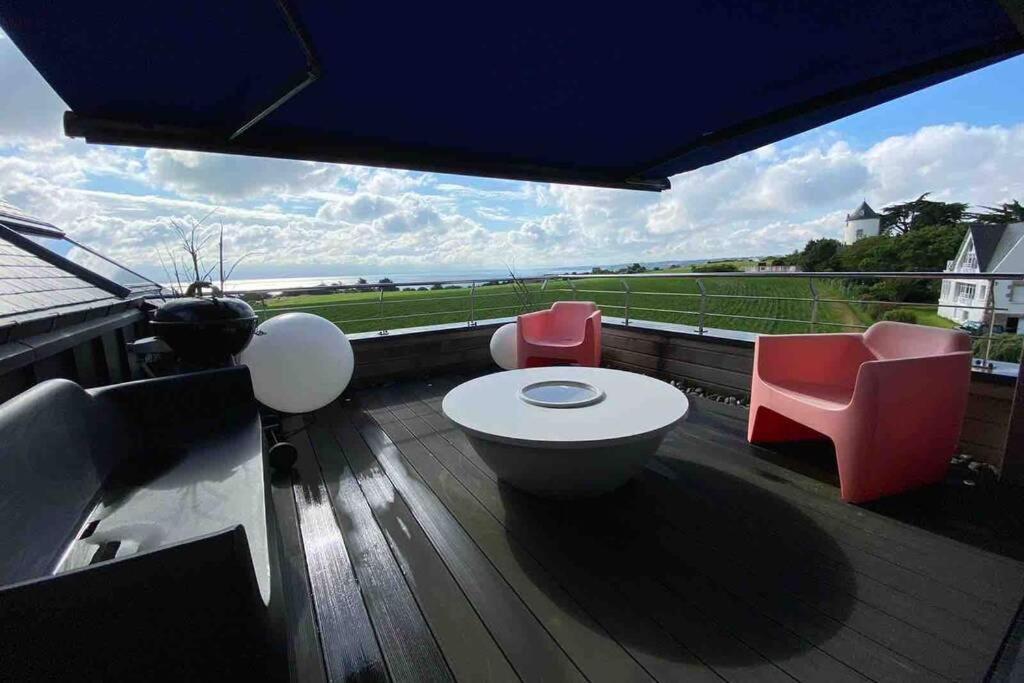 Appartement D'Exception Avec Vue Mer Gicquel Екстериор снимка