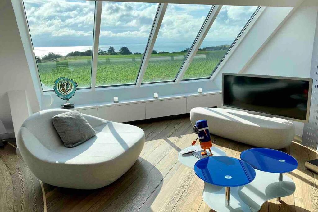 Appartement D'Exception Avec Vue Mer Gicquel Екстериор снимка